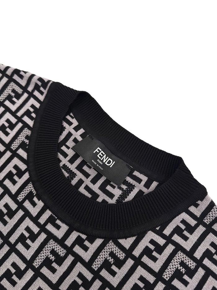 펜디 남성 라운드 반팔 티셔츠 fec12847x