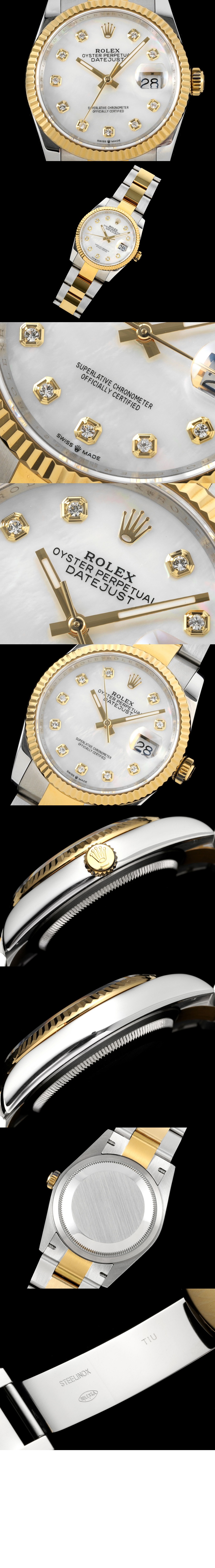 롤렉스 데이저스트 콤비 36 126233