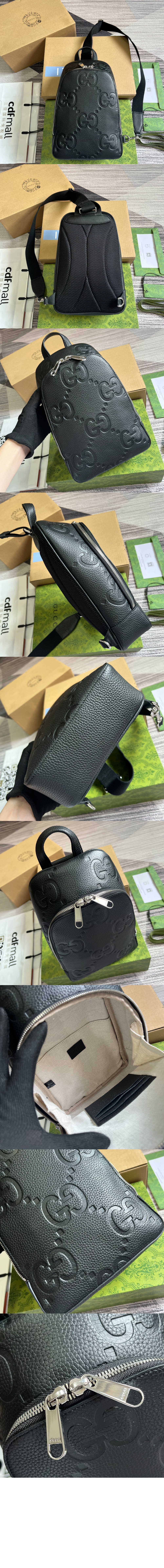 구찌 점보 GG 크로스백 766937