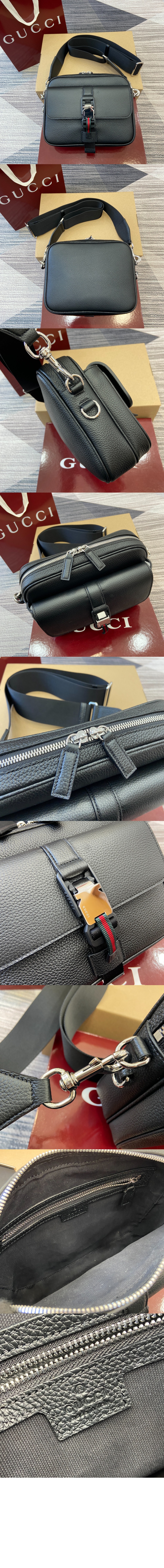 구찌 웹(Web) 디테일의 스몰 크로스백 816751