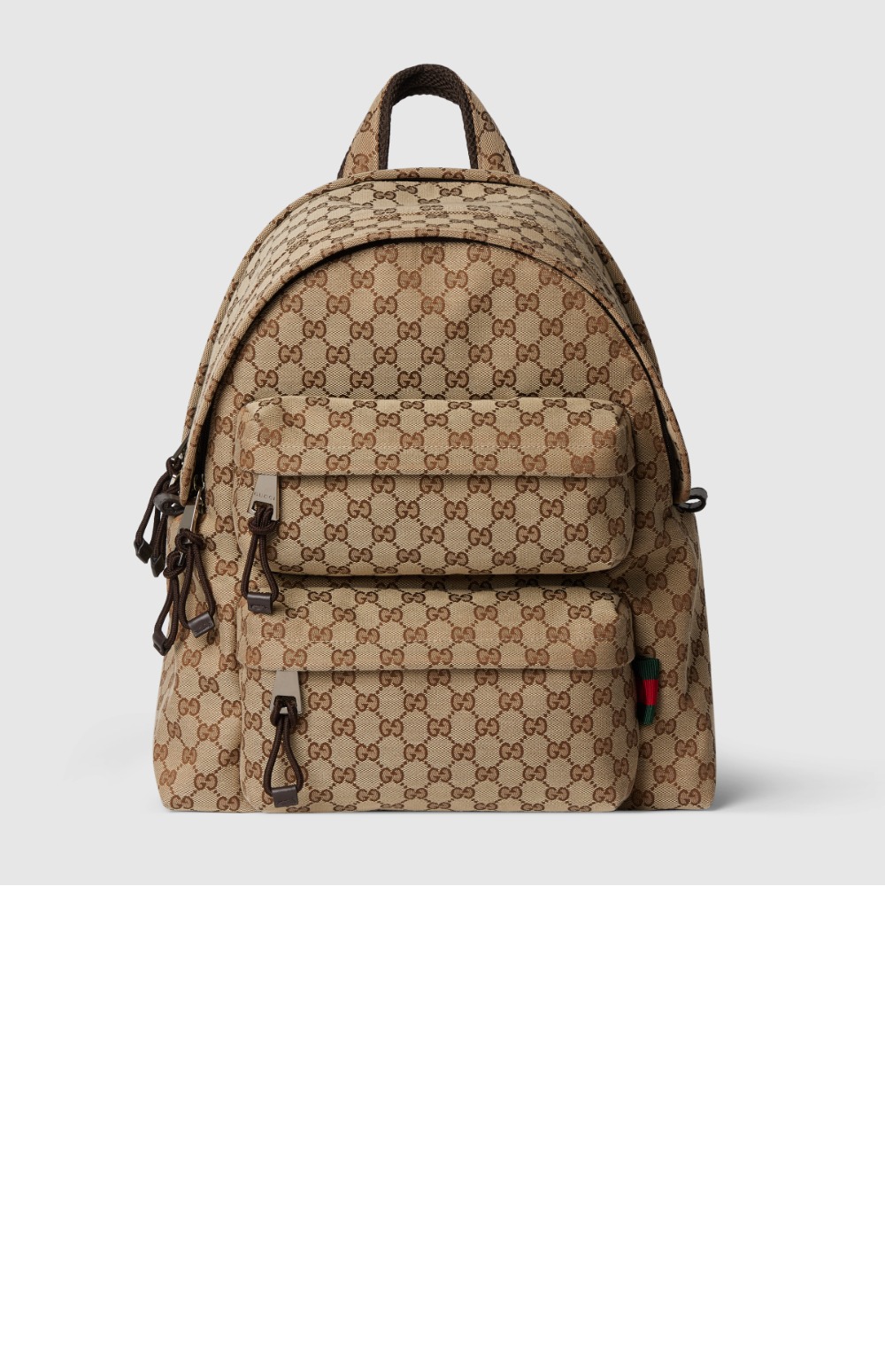 구찌 로고가 적용된 미디엄 백팩 800265