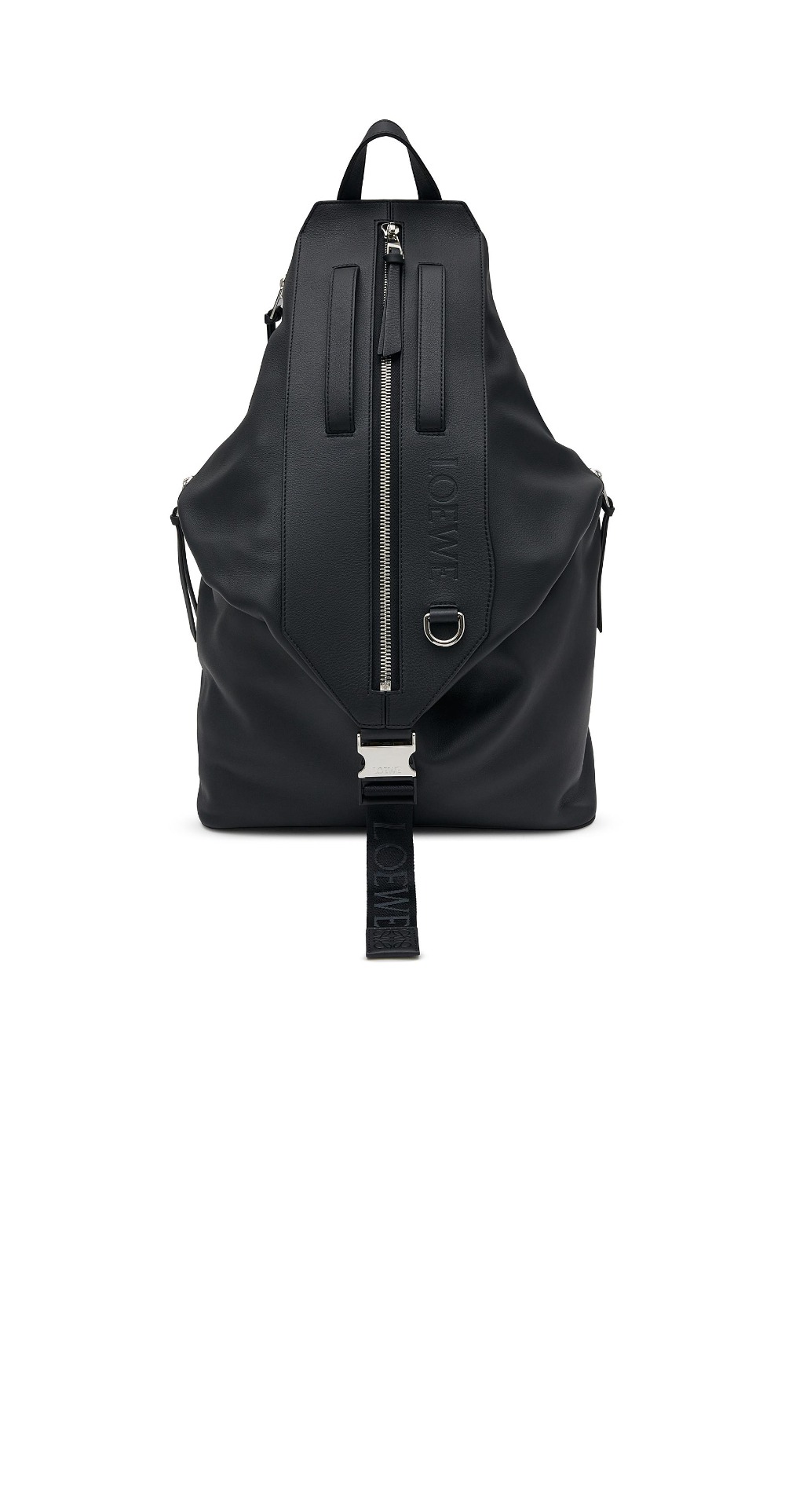 로에베 스몰 컨버터블 백팩 - 나일론 & 카프스킨