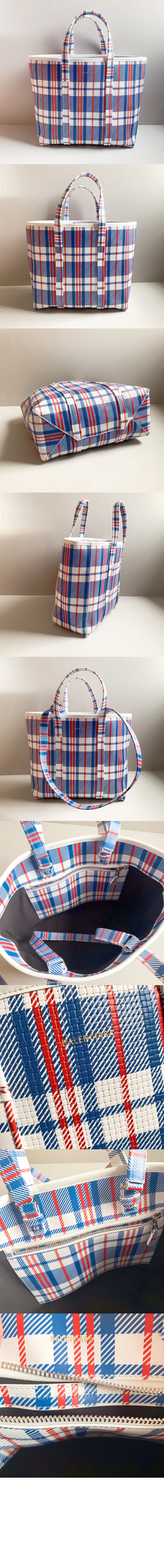 발렌시아가 패턴 쇼퍼백 671409