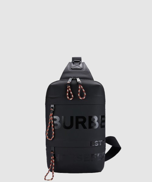 버버리 프린트 캔버스 백팩 80365541