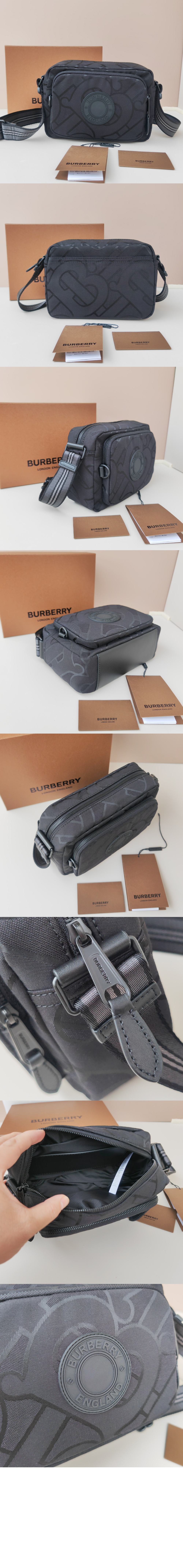 버버리 모노그램 리사이클 크로스백 80299891