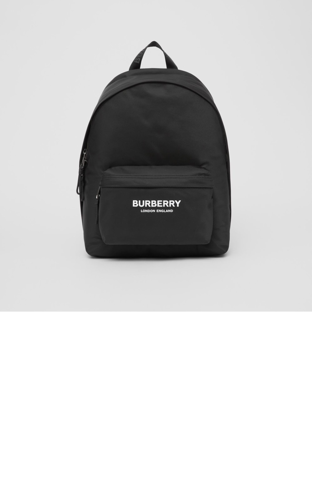 버버리 로고 프린트 나일론 백팩 80210841