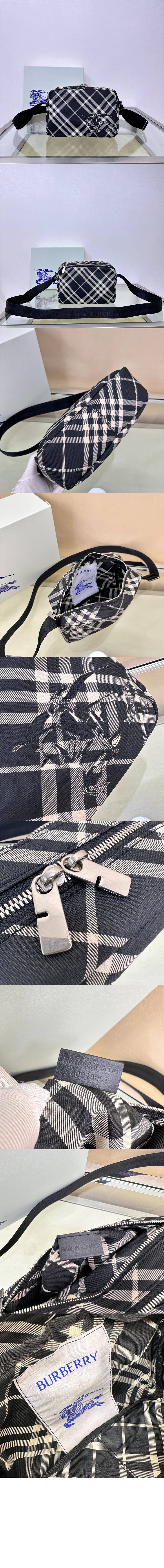 버버리 체크 크로스바디백 80920171