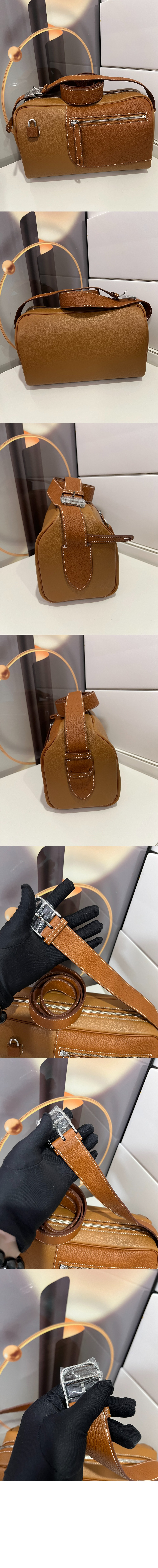 에르메스 지퍼 숄더 크로스백