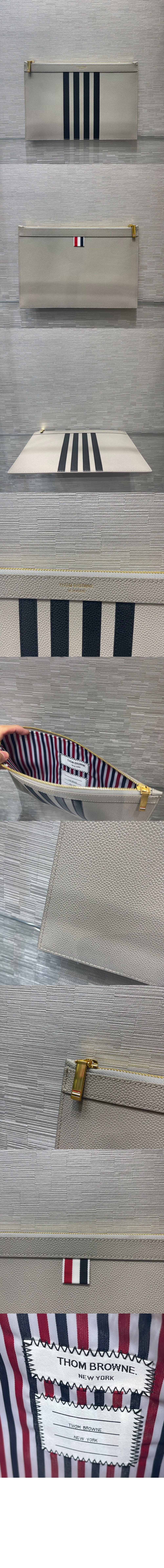 톰브라운 캐비어 클러치 MAC114