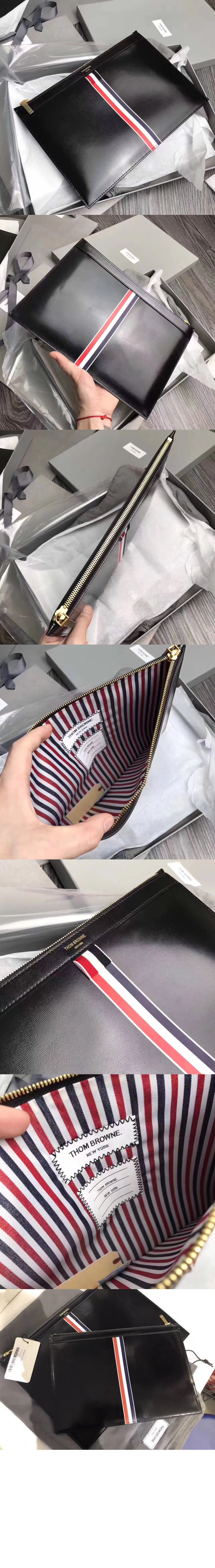 톰브라운 인타르시아 클러치 MAC021