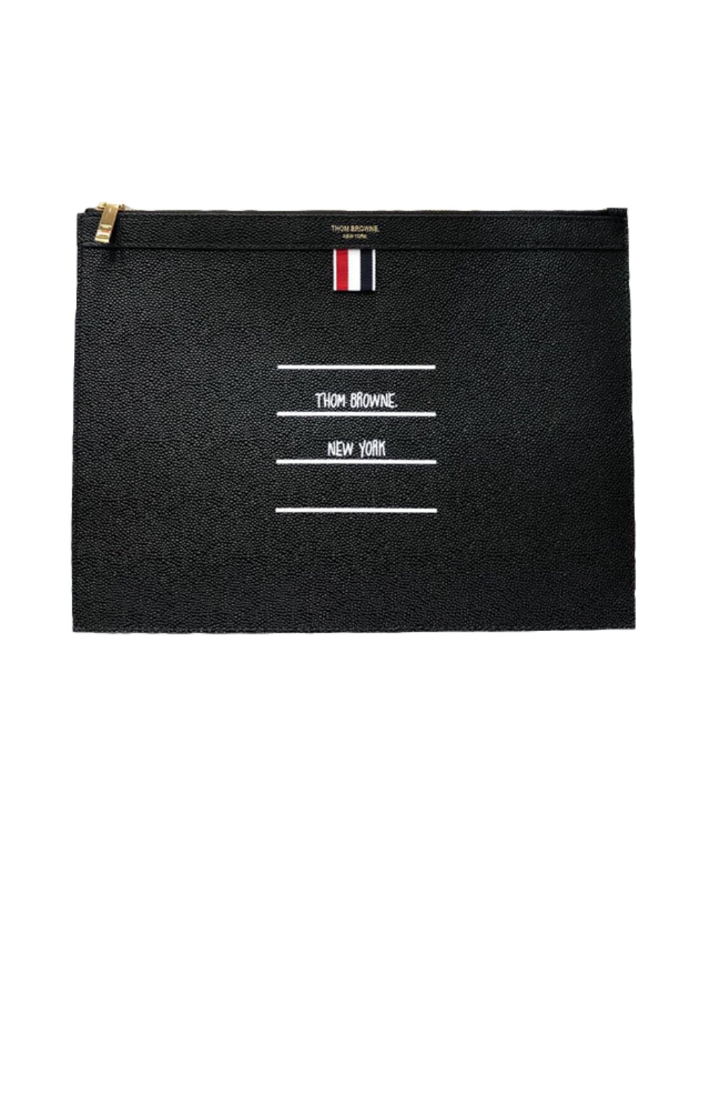 톰브라운 라지 페이퍼 라벨 클러치 MAC094