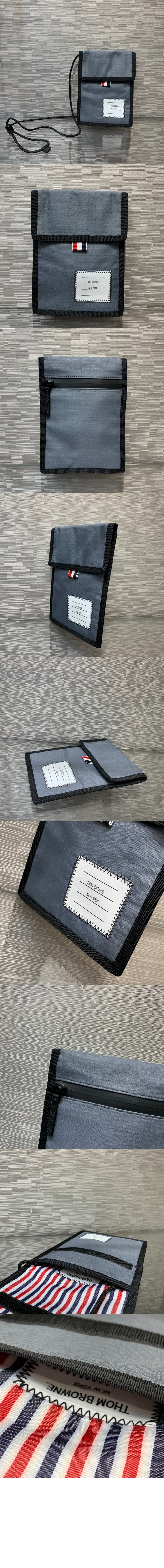 톰브라운 드로우코드 넥 파우치 MAC107