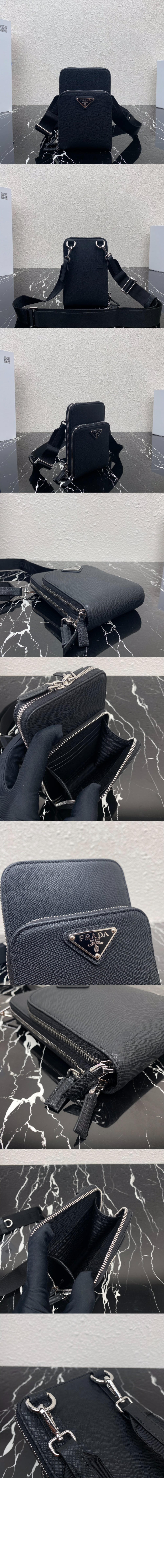 프라다 사피아노 가죽 스마트폰 케이스 2ZH126