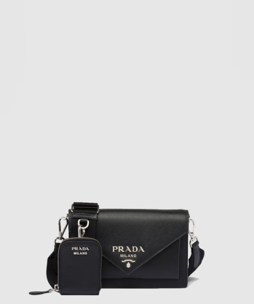 프라다 가죽 미니 엔벌로프백 1BP020