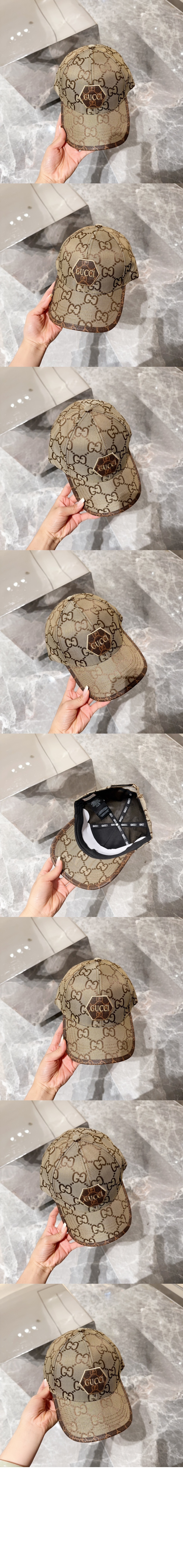 구찌 GG 데님 베이스볼 캡 853722