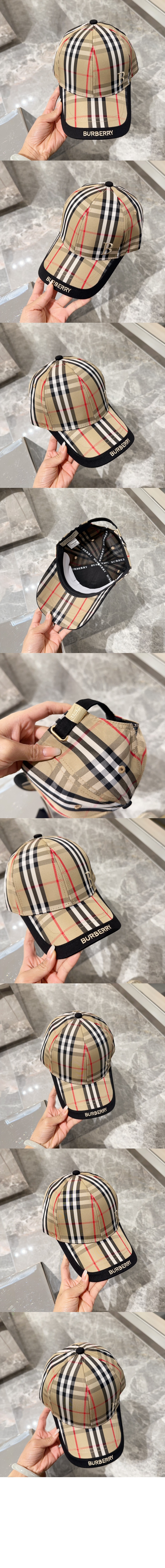 버버리 빈티지 체크 베이스볼 캡 8015221