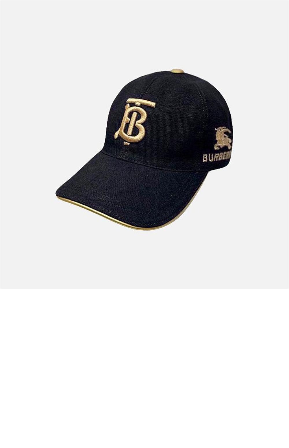 버버리 자수 로고 베이스볼 캡 43753233