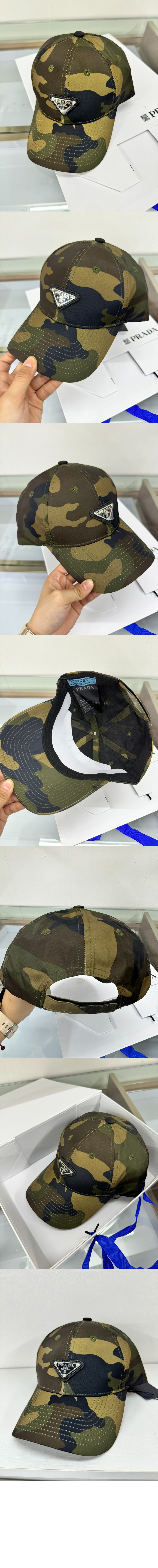 프라다 카무플라주 베이스볼 캡 1HC421