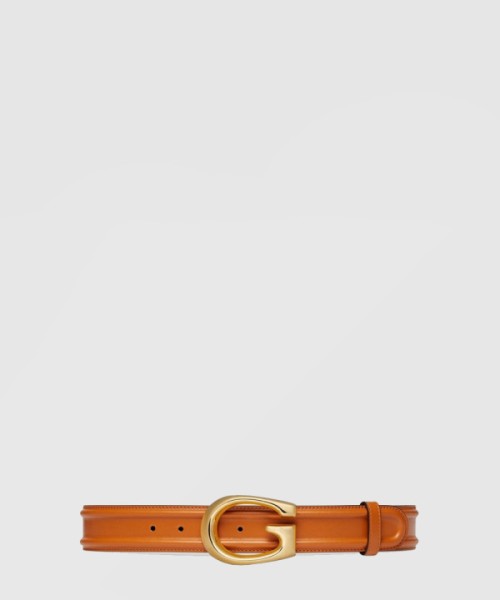 구찌 G버클 가죽 벨트 709951