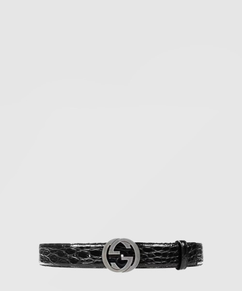 구찌 GG 스무스 버클 벨트 368186