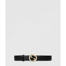 구찌 G버클 가죽 벨트 370543