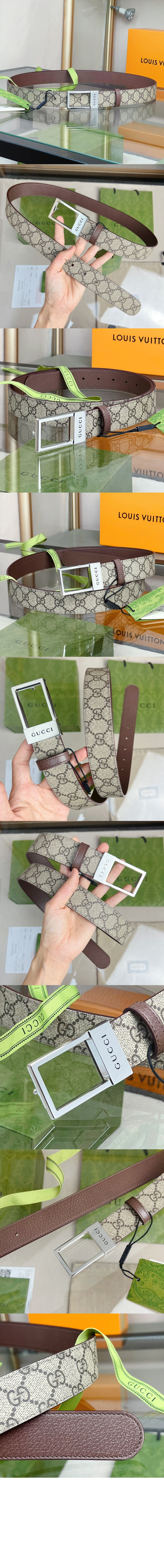 구찌 버클 GG 벨트 722370