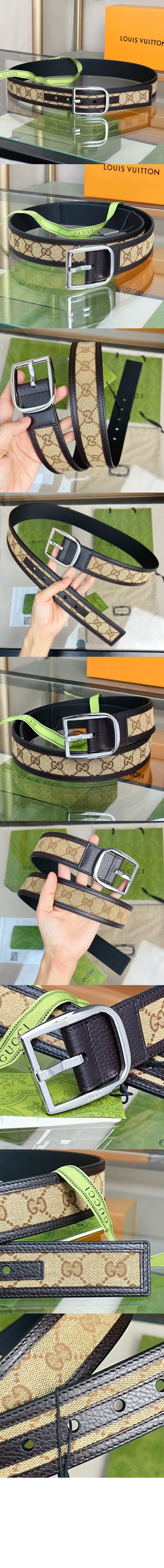 구찌 꽃침 버클 벨트 449716