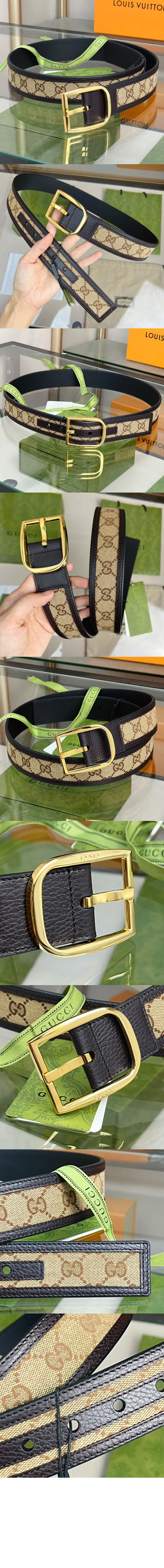 구찌 꽃침 버클 벨트 449716