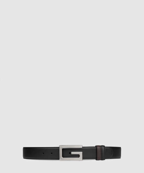 구찌 스퀘어 G 버클 리버서블 벨트 626974