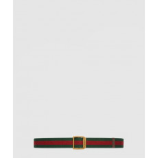 구찌 직사각형 버클 웹 벨트 700339