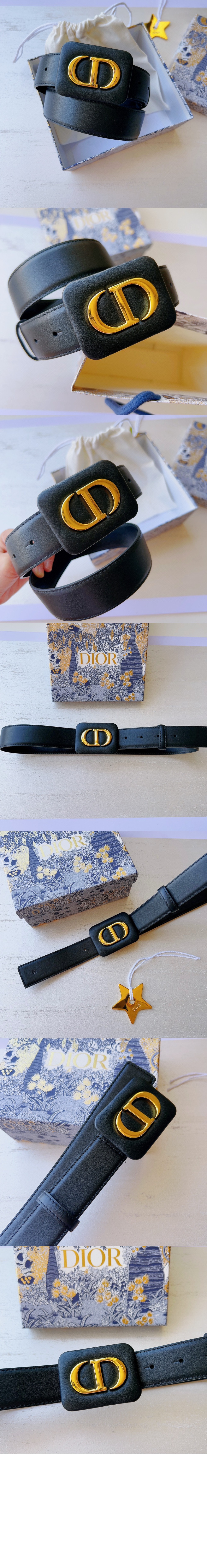 디올 CD 로고 레더 벨트 B0081 ￥1,970,000