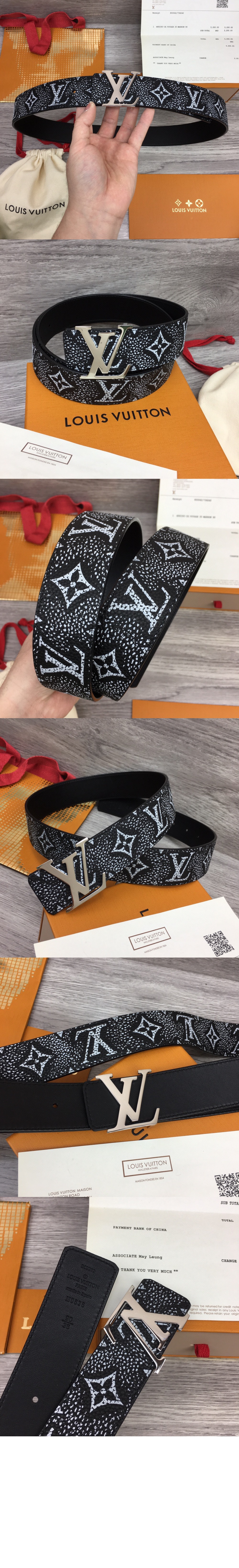 루이비통 매끄러운 버클 벨트 M0636U