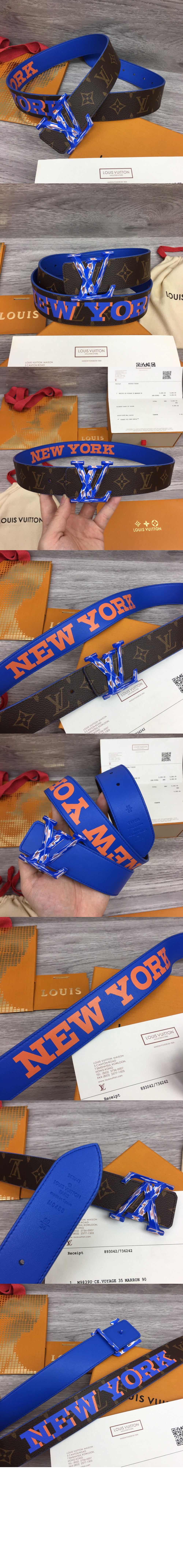 루이비통 매끄러운 버클 벨트 M0488U