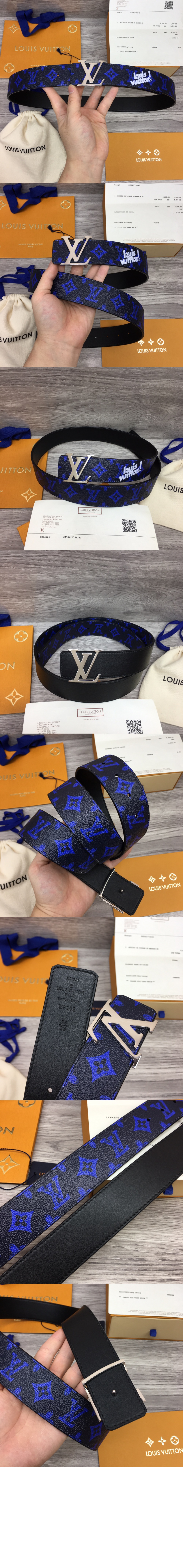 루이비통 양면 벨트 MP302U