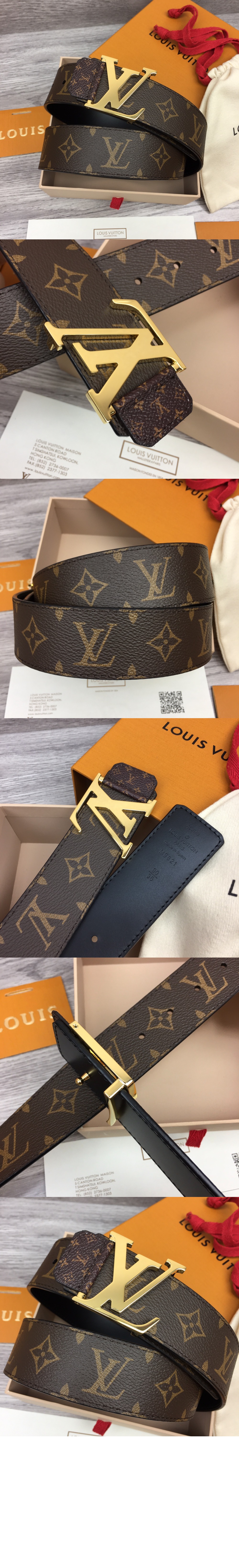 루이비통 LV 태그 리버서블 벨트 M0686T