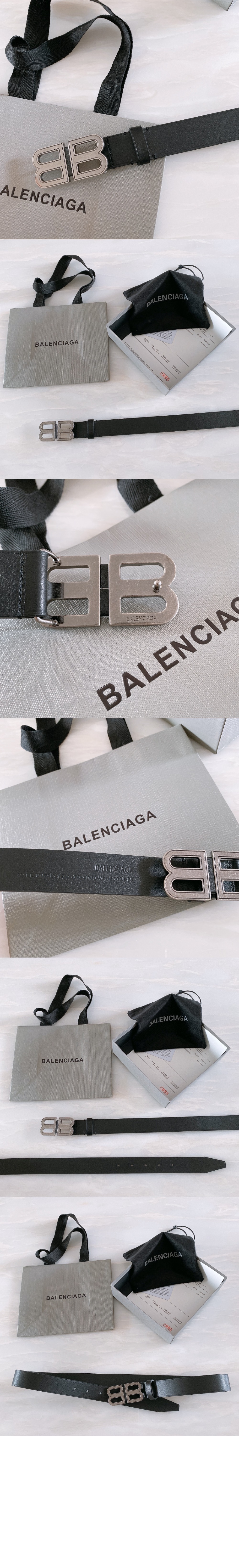 발렌시아가 BB 벨트 674171