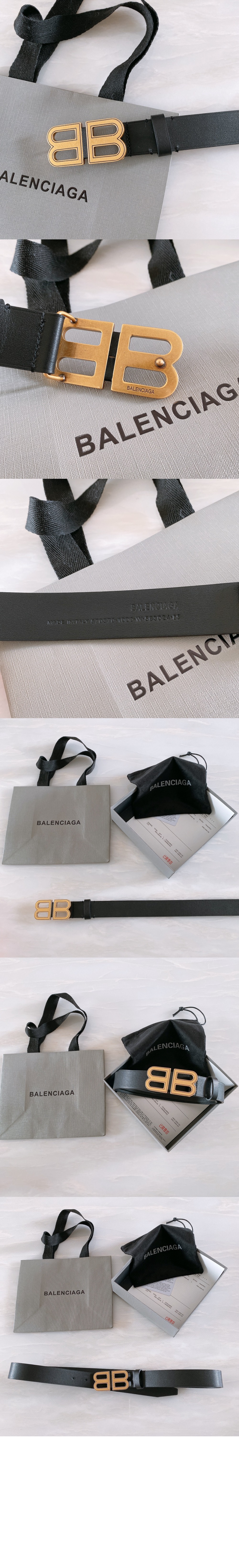 발렌시아가 BB 벨트 674171