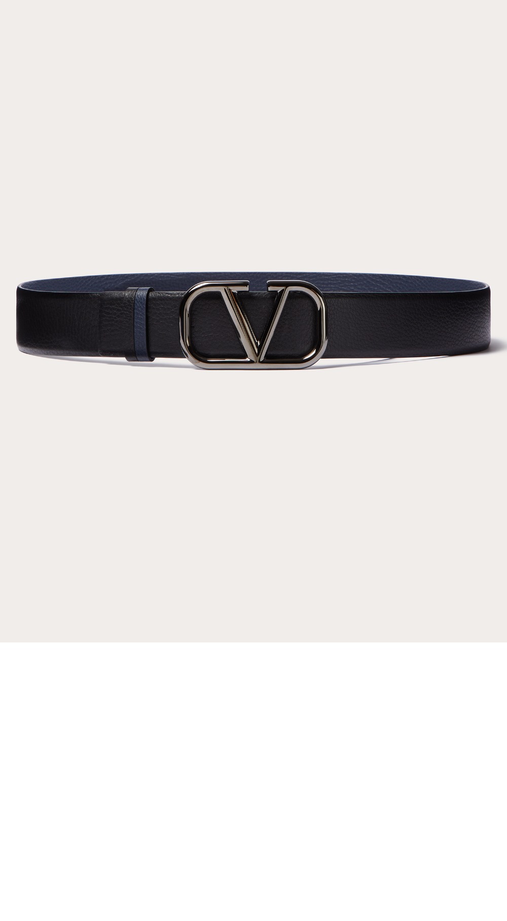 발렌티노 양면 송아지 가죽 벨트