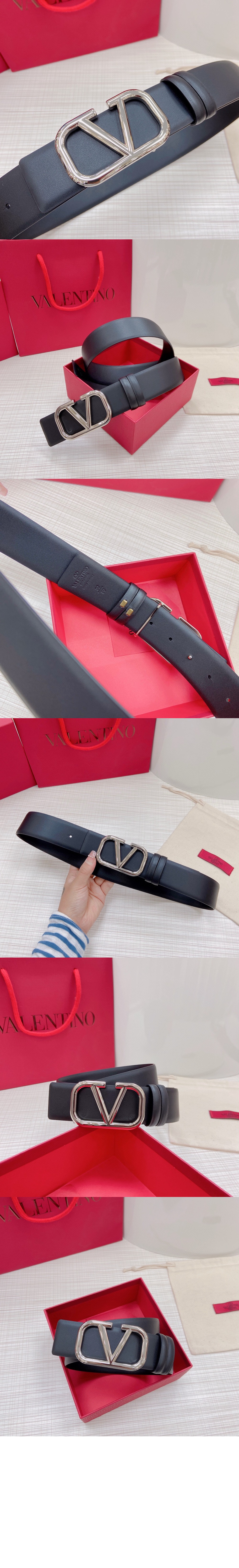 발렌티노 브이로고 리버서블 벨트