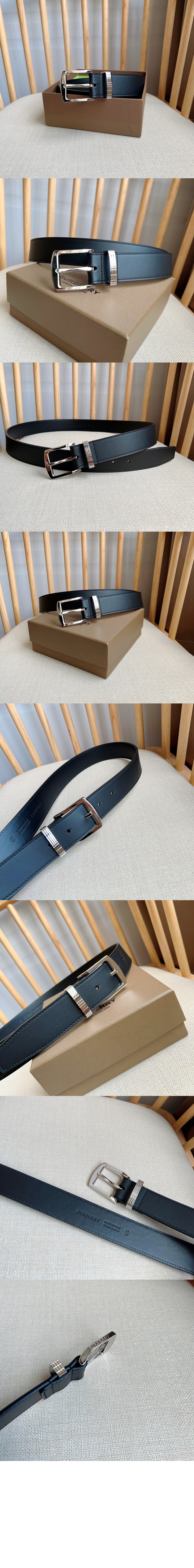 버버리 레더 벨트 80659841