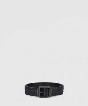 보테가베네타 클래식 위빙 소가죽 벨트 482669