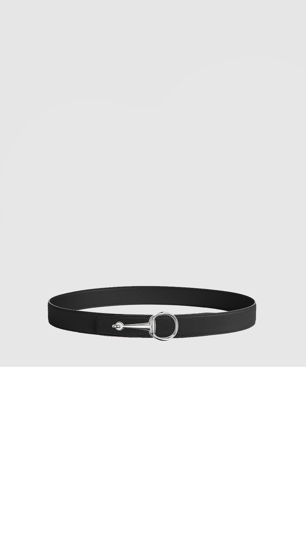 에르메스 라이더 버클 양면 가죽 벨트