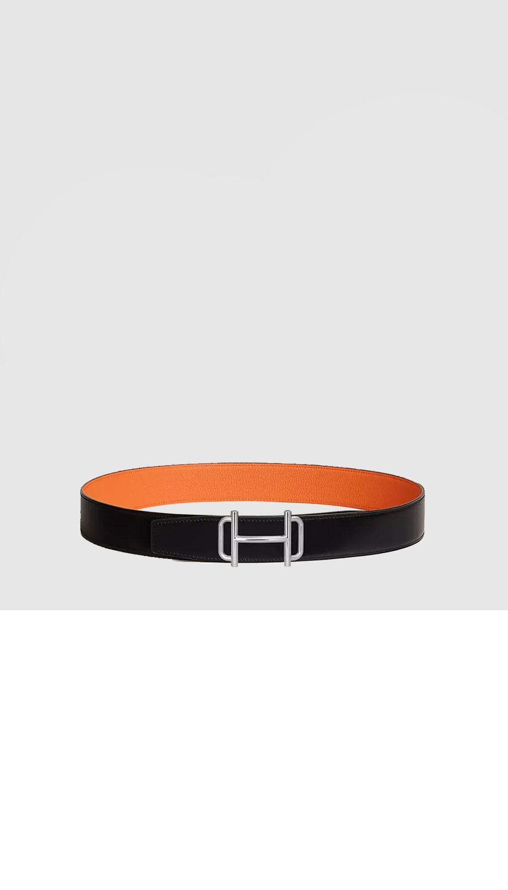 에르메스 버클 양면 가죽 벨트