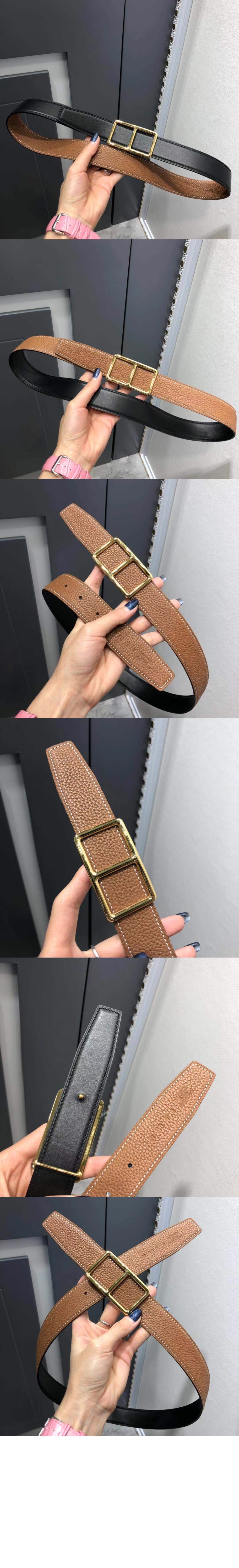 에르메스 부클레 H 리버서블 벨트