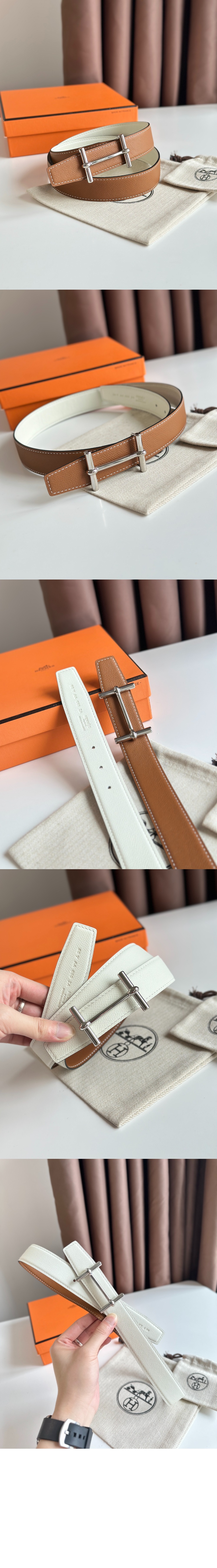 에르메스 앙크레 리버서블 벨트