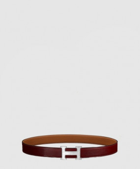 에르메스 H Martelee 버클 & 양면 가죽 벨트