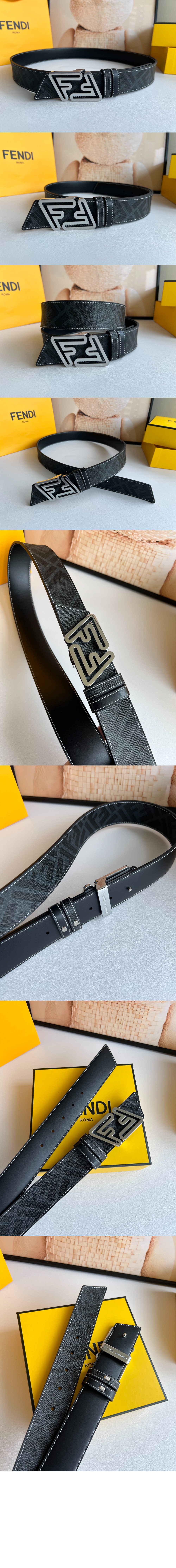 펜디 FF 못박힌 벨트 7C048