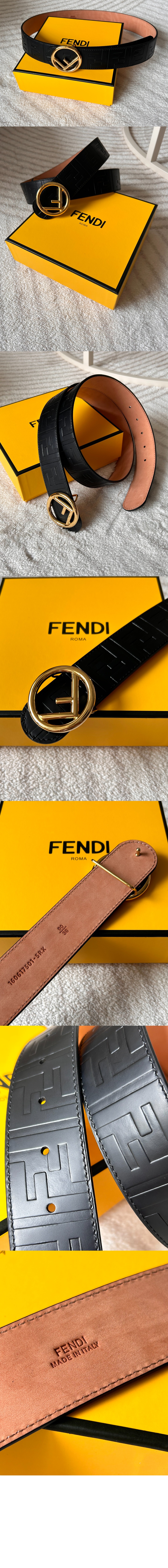 펜디 FF 못박힌 벨트 8C058