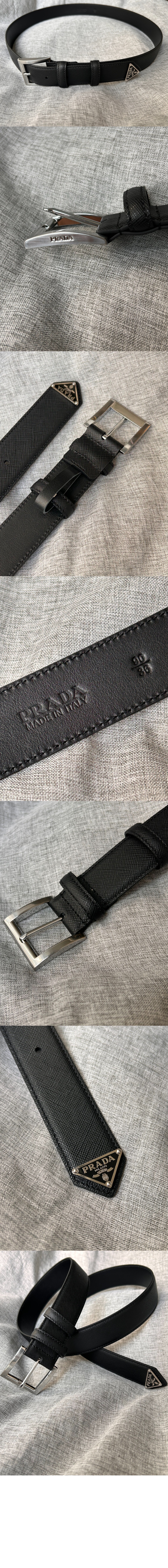 프라다 사피아노 가죽 벨트 2CC545