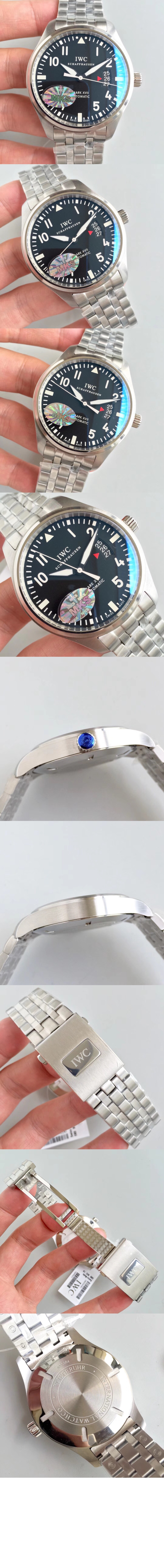 IWC 마크 17 에비에이터 손목시계 41 IW326504